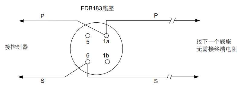 FDO183S點(diǎn)型光電感煙探測器接線圖